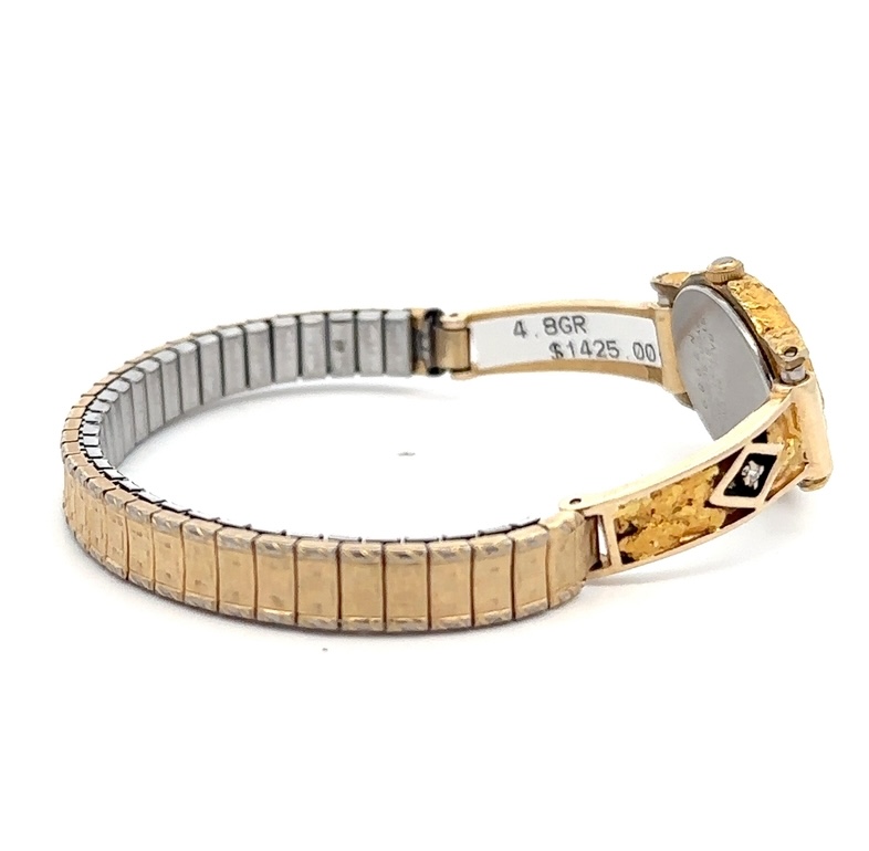Seiko Womens Gold Nugget & Diamond Estate Watch 071051 - Image 5