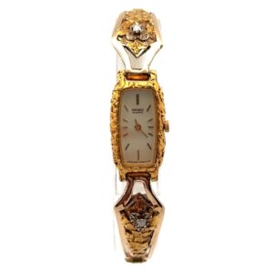 Seiko Womens Gold Nugget & Diamond Estate Watch 071172