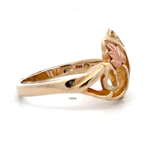 Estate Gold Nugget & Black Hills Gold Ladies Ring 071176 - Image 4