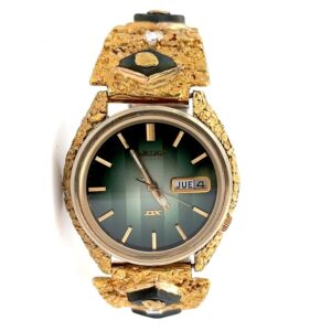 Seiko Gold Nugget & Jade Estate Watch 071839