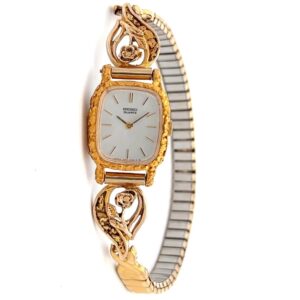 Seiko Womens Gold Nugget & Rose Estate Watch 071982