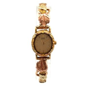 Sieko Womens Gold Nugget & Black Hills Gold Estate Watch 072064