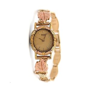 Sieko Womens Gold Nugget & Black Hills Gold Estate Watch 072064