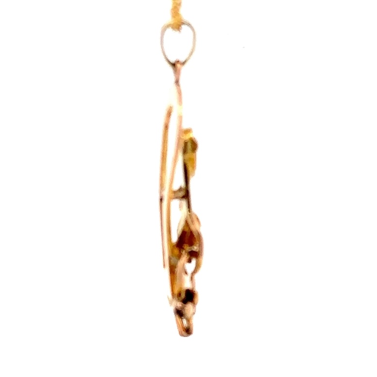 Estate 14K Religious Pendant 075869 - Image 2