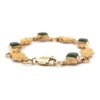 Estate Jade & Nugget Bracelet 078026