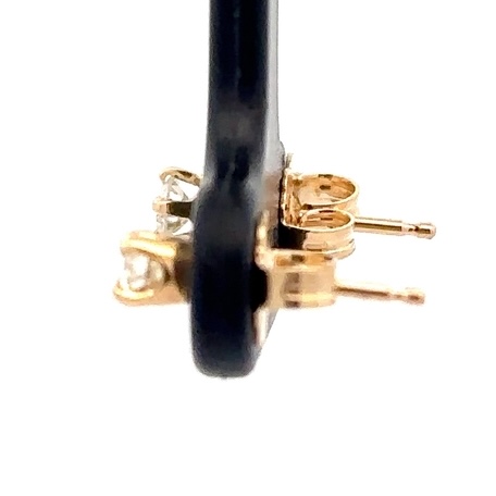 .16 Carat Total Weight Diamond Stud Earrings ON SALE AT 25% OFF! - Image 2