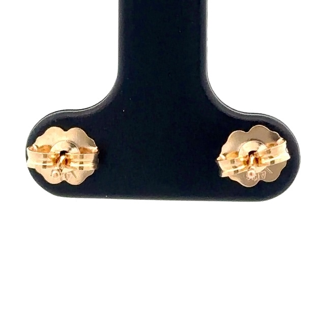 .16 Carat Total Weight Diamond Stud Earrings ON SALE AT 25% OFF! - Image 3