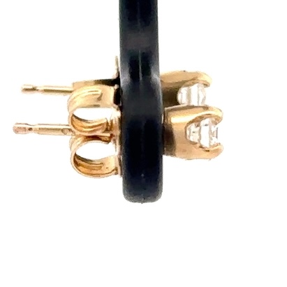.30 Carat Total Weight Diamond Post Earrings ON SALE AT 25% OFF! - Image 4