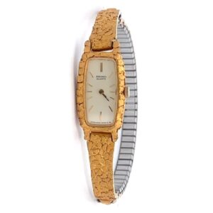 Seiko Womens Gold Nugget Estate Watch 078094
