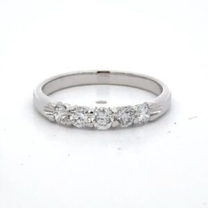 Lady's 14k White Gold & Diamond Estate Ring 078126