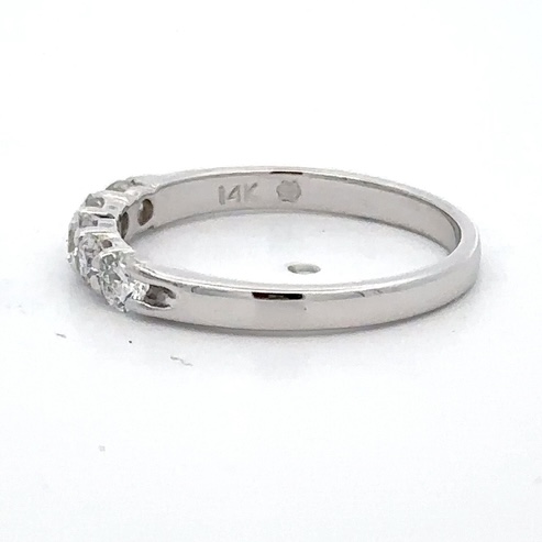 Lady's 14k White Gold & Diamond Estate Ring 078126 - Image 4