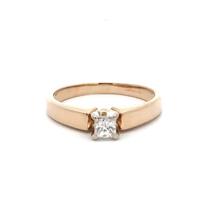 Solitare Diamond Women's Estate Ring 078151