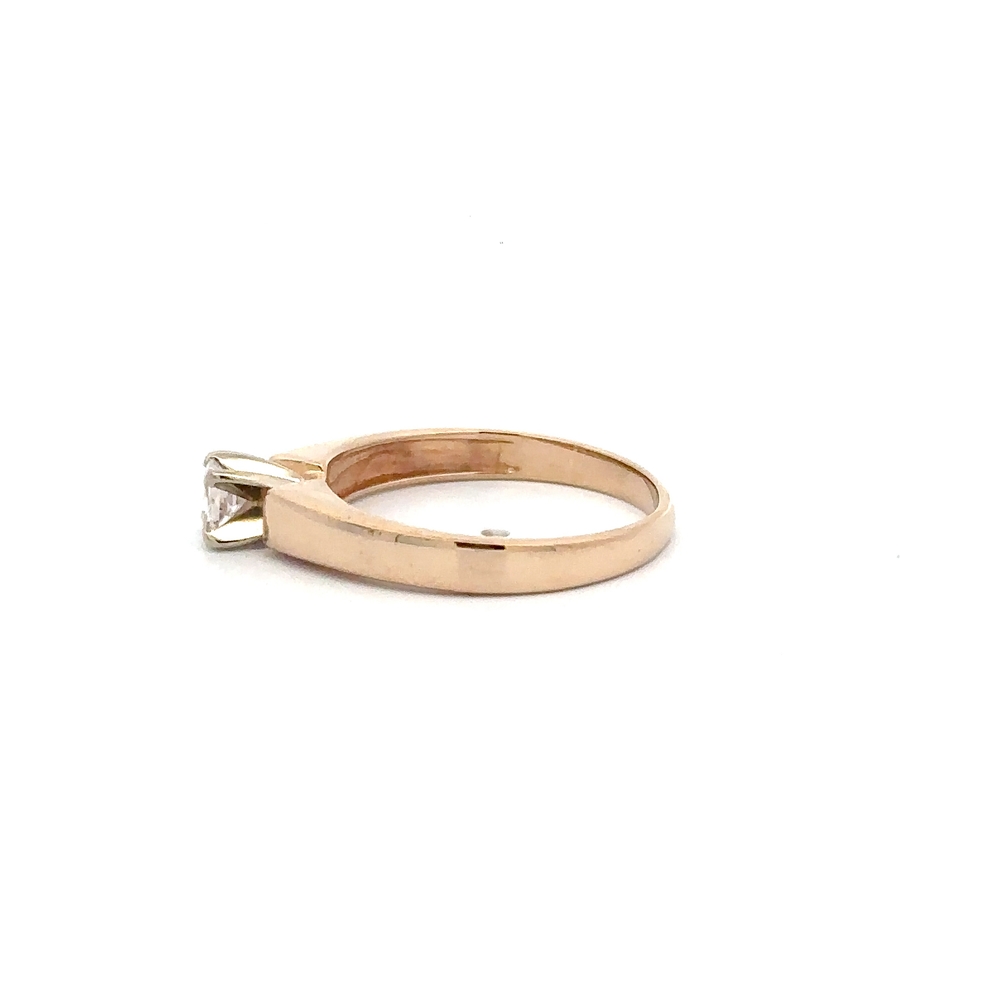 Solitare Diamond Women's Estate Ring 078151 - Image 4