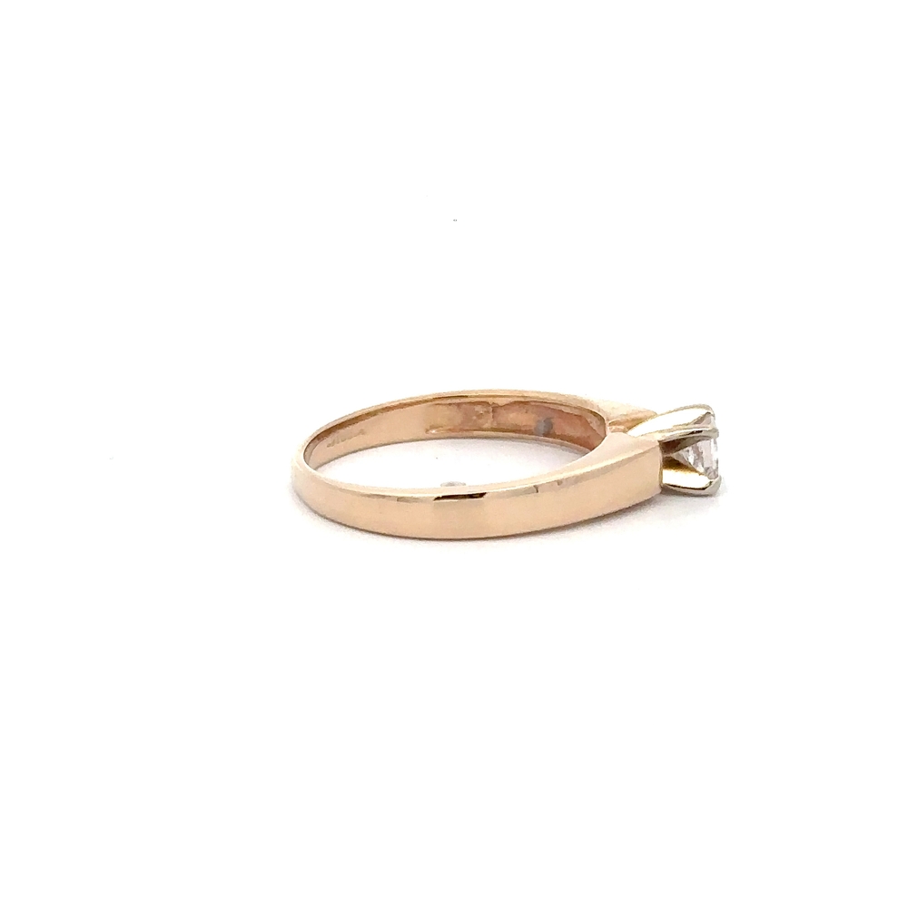 Solitare Diamond Women's Estate Ring 078151 - Image 2