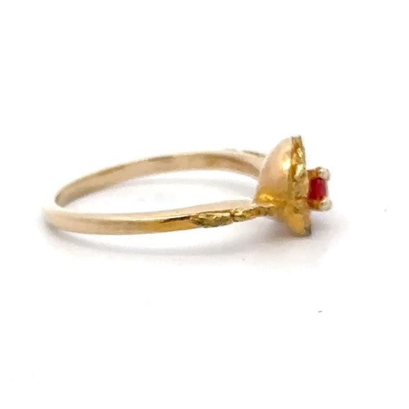 Estate Gold Nugget & Ruby Ladies Ring 090160 - Image 4