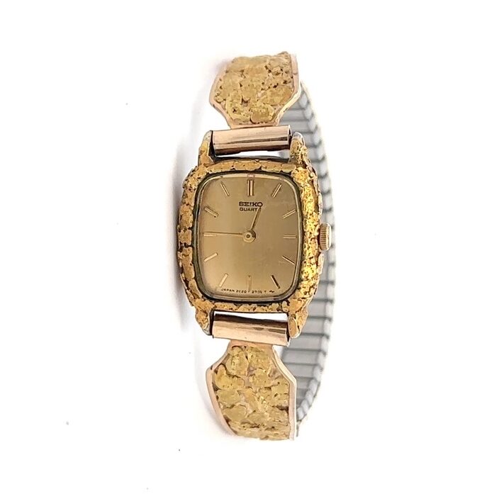 Seiko Womens Gold Nugget Estate Watch 090182