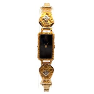 Seiko Womens Gold Nugget & Diamond Estate Watch 090256
