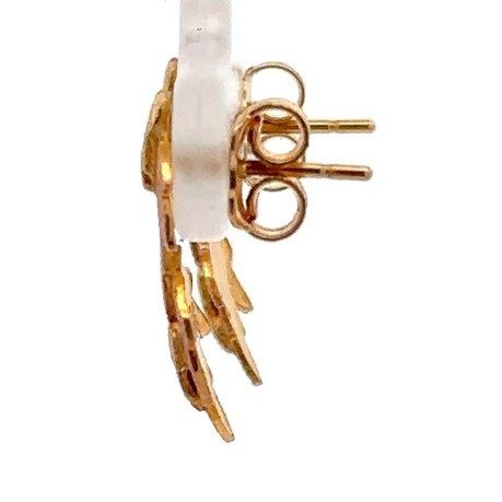 Estate Landstroms Black Hills Gold Post Earrings 090298 - Image 4