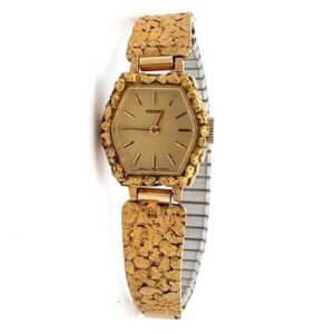 Seiko Womens Gold Nugget Estate Watch 090444