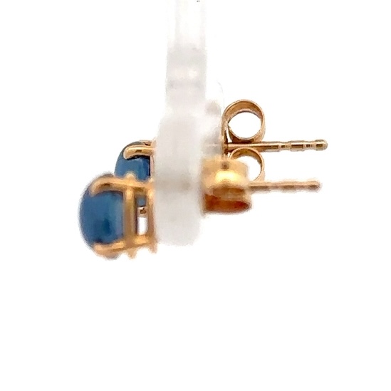 Estate 14K Sapphire Earrings 090543 - Image 2