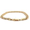 14K Double Curb Link 7" Charm Bracelet 515757