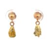 14K Gold Nugget Dangling Earrings E12/PD