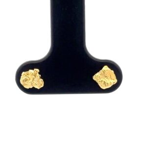 Gold Nugget Post Earrings E5