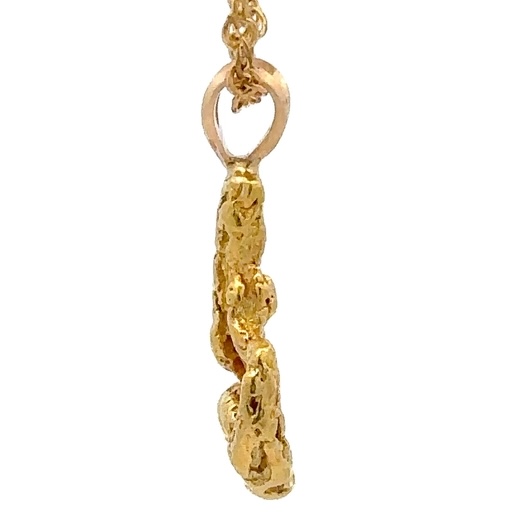 4 Gram Gold Nugget Pendant P26 - Image 2