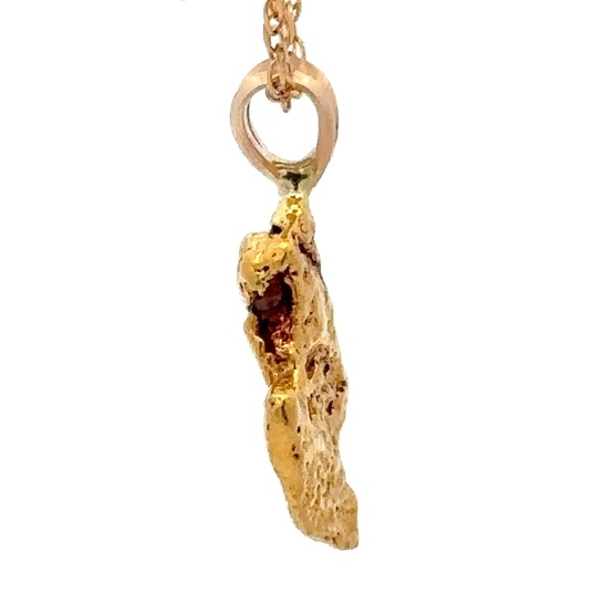 4.9 Gram Gold Nugget Pendant P32 - Image 2