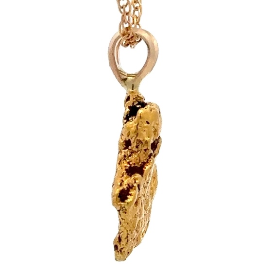 4.9 Gram Gold Nugget Pendant P32 - Image 4