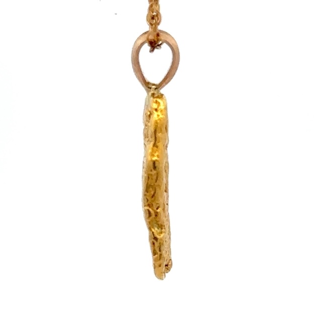 5.2 Gram Gold Nugget Pendant P34 - Image 4