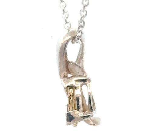 Sterling Silver & Gold Nugget Pendant PN607NSS - Image 2