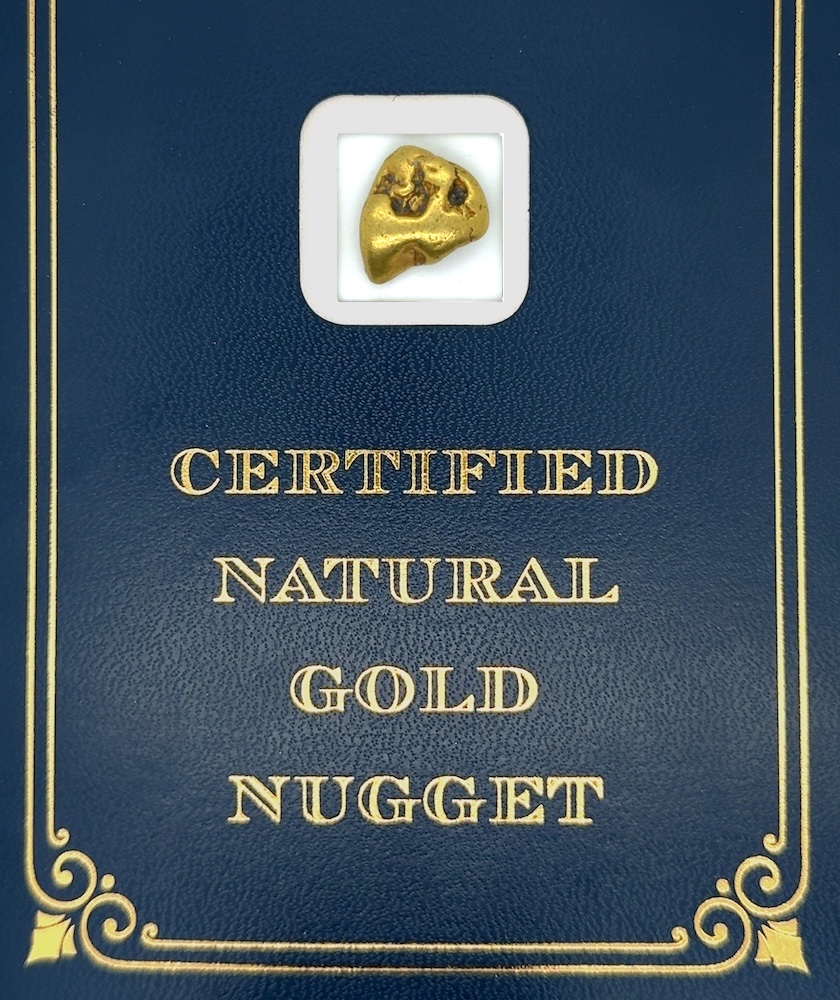 7.8 Gram Natural Gold Nugget from Hunter Creek, Alaska