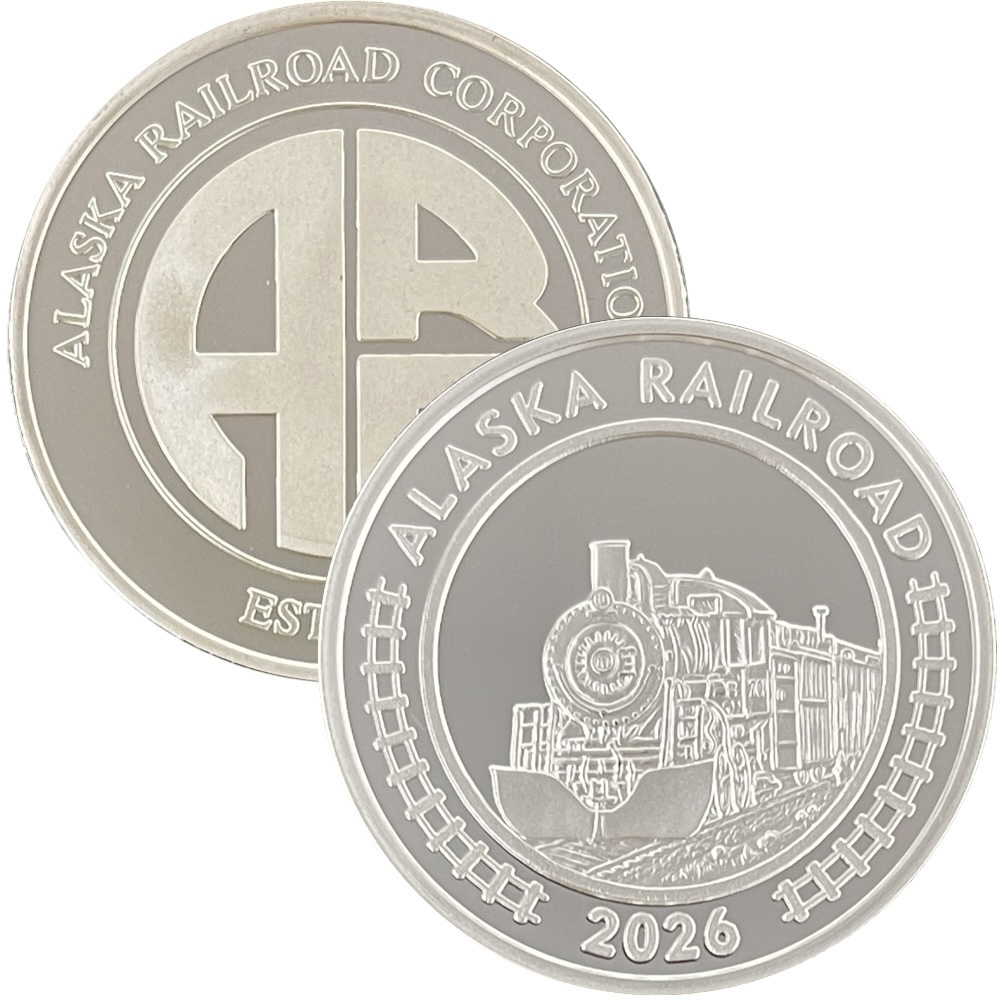 2026 Official Alaska Railroad Medallion - Image 3