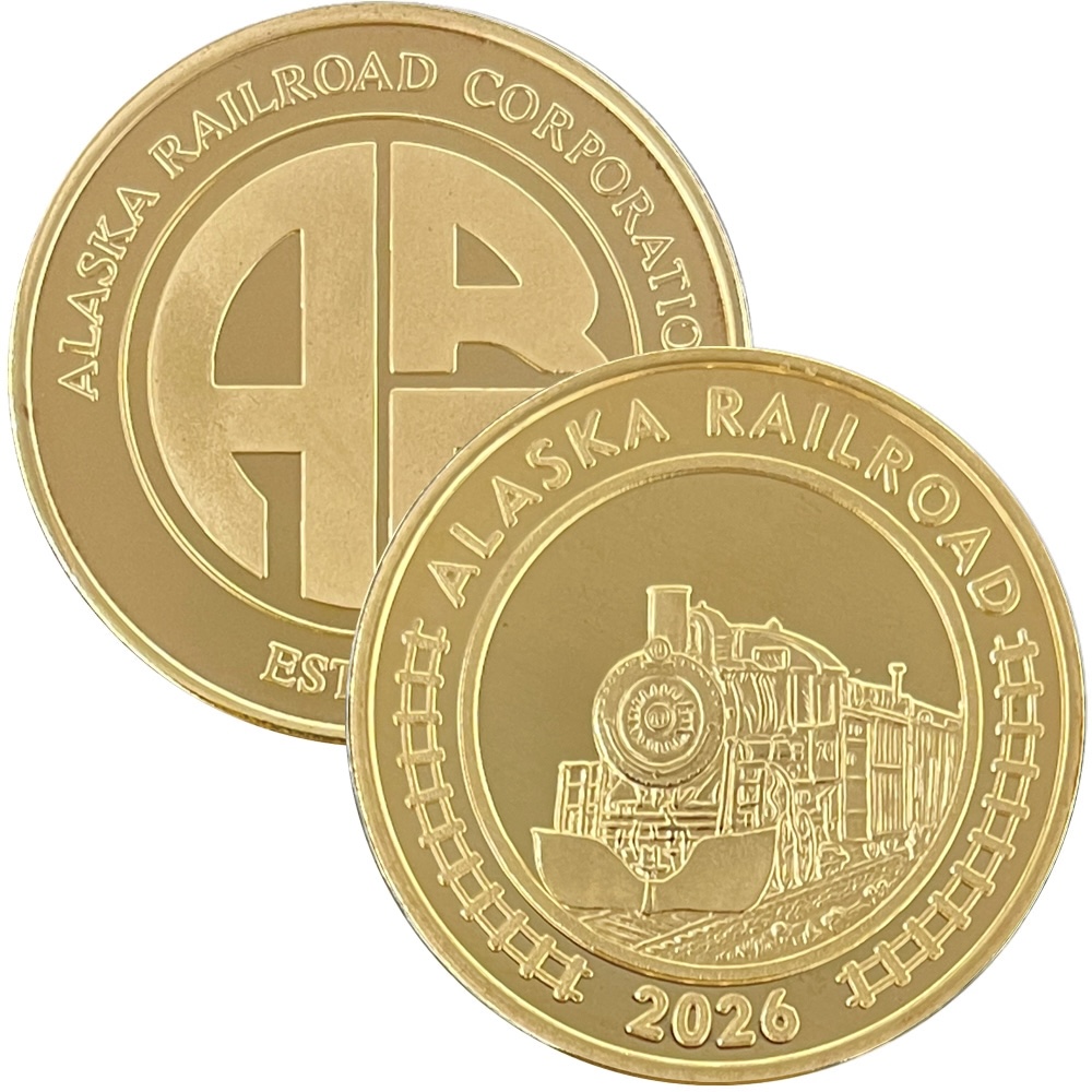 2026 Official Alaska Railroad Medallion - Image 4