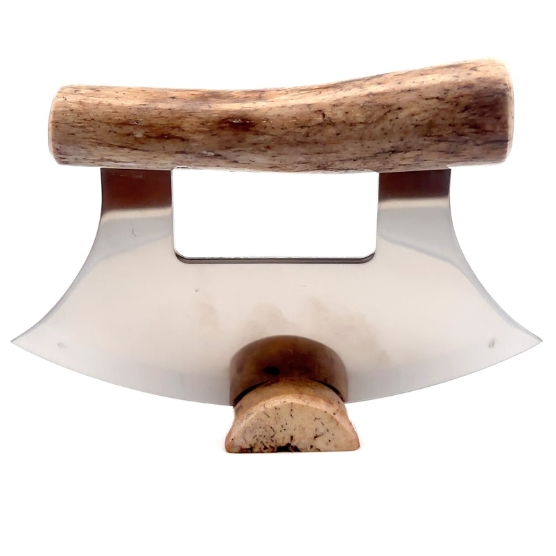 Fossilized Oosik Handle Ulu - Image 3
