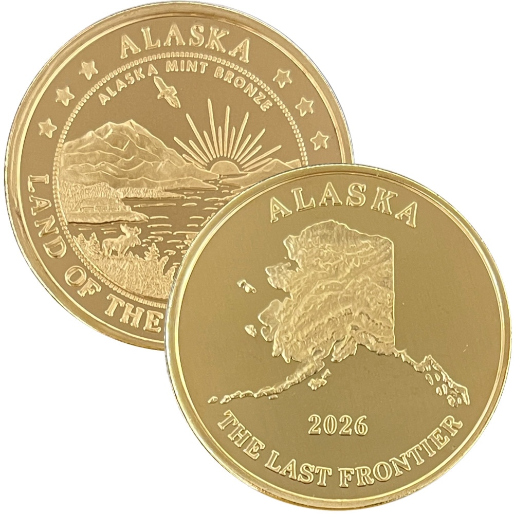 2026 Alaska Map Medallion - Image 5
