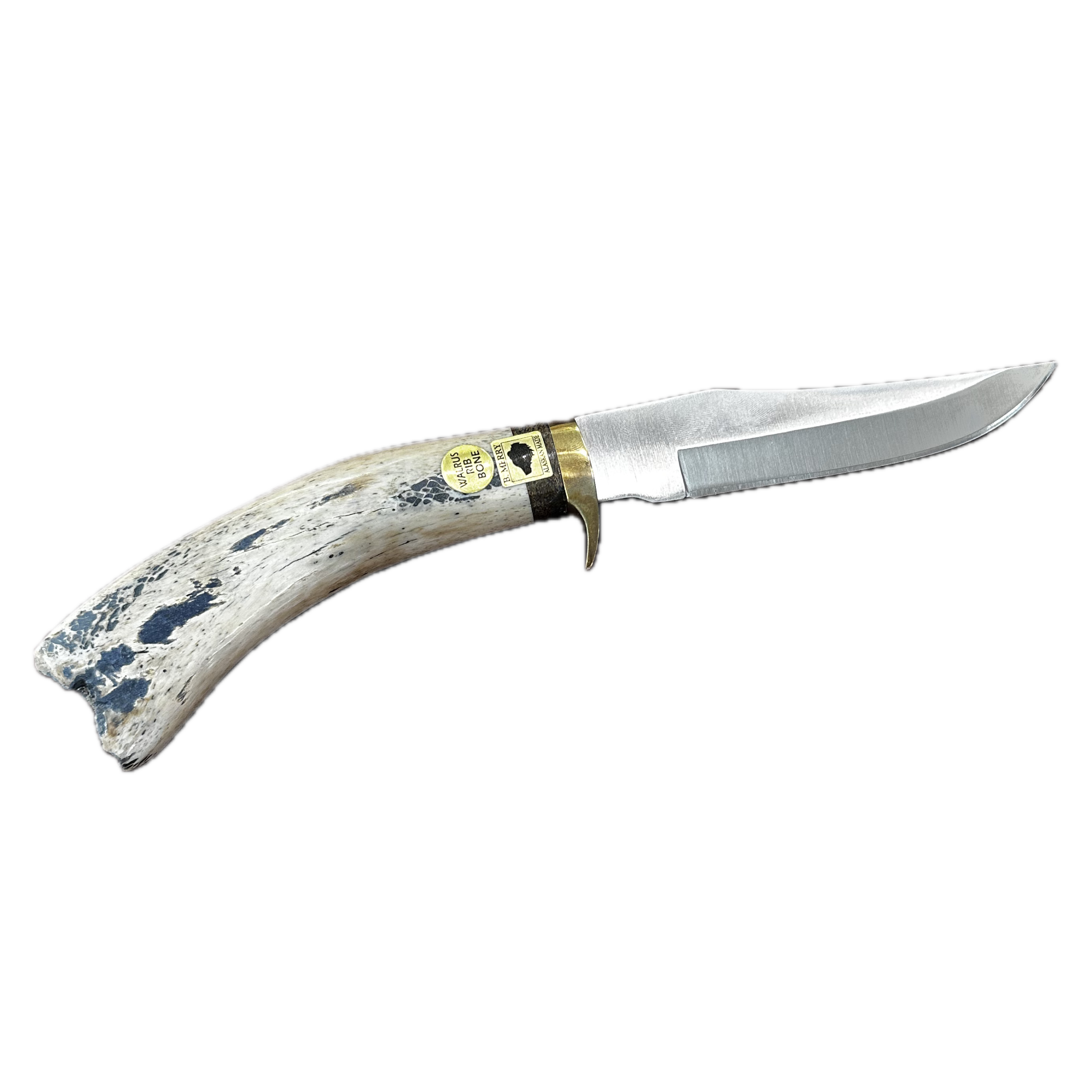 Walrus Rib Bone Handle Knife