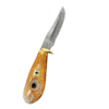 Fire Starter Walrus Ivory Artifact Damascus Knife