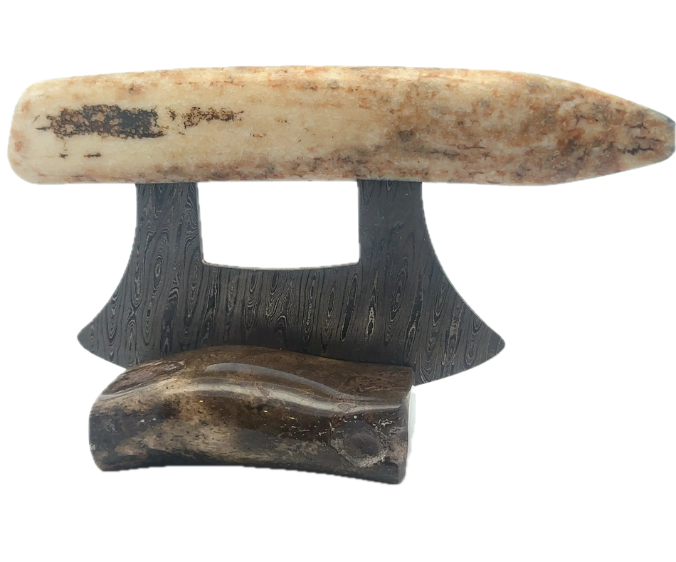 Artifact Garden Tool Damascus Ulu - Image 3