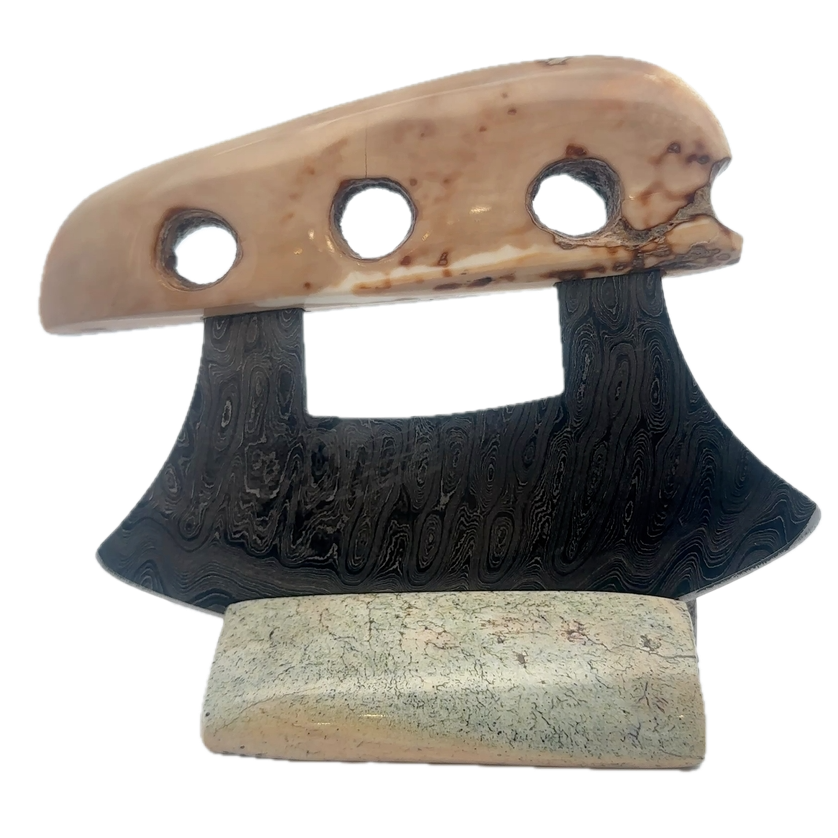 Artifact Fire Starter Damascus Ulu