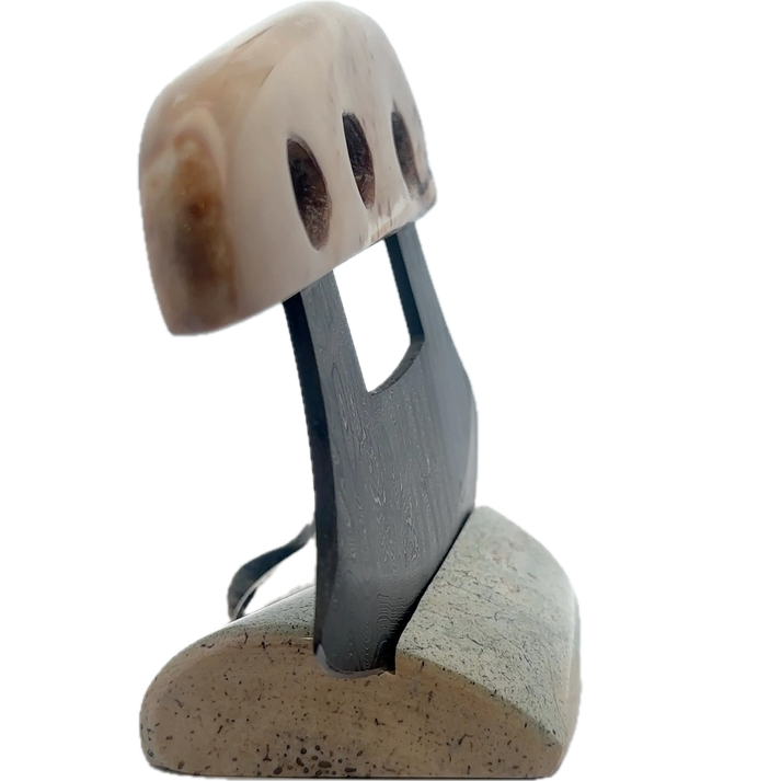 Artifact Fire Starter Damascus Ulu - Image 4