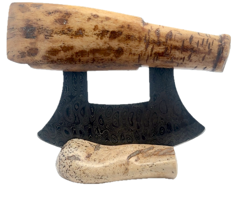 Artifact Axe Head Damascus Ulu