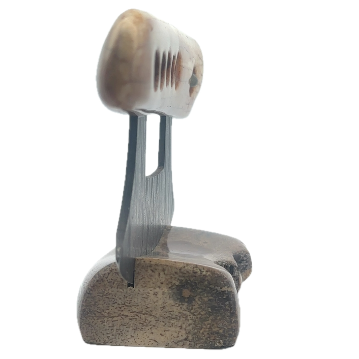 Artifact Fire Starter Damascus Ulu - Image 2