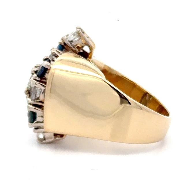 Sapphire & Diamond Ladies Estate Ring 078177 - Image 2