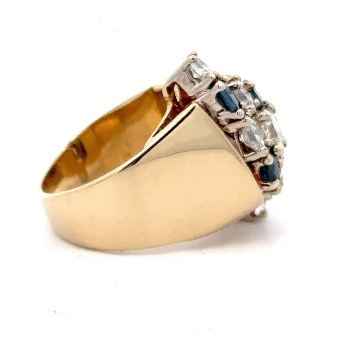 Sapphire & Diamond Ladies Estate Ring 078177 - Image 4