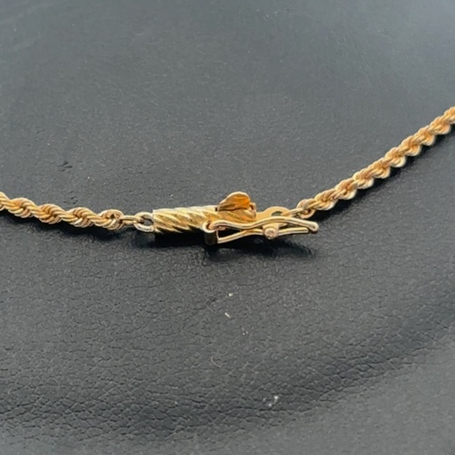 14K 1.70MM Rope Estate 18" Chain 078270 - Image 2