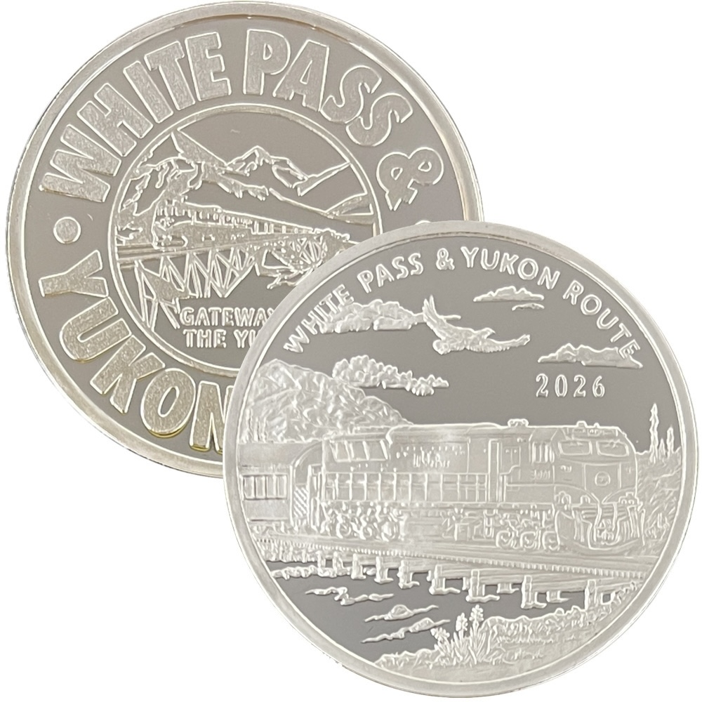 2026 Official White Pass & Yukon Route Medallion - Image 3