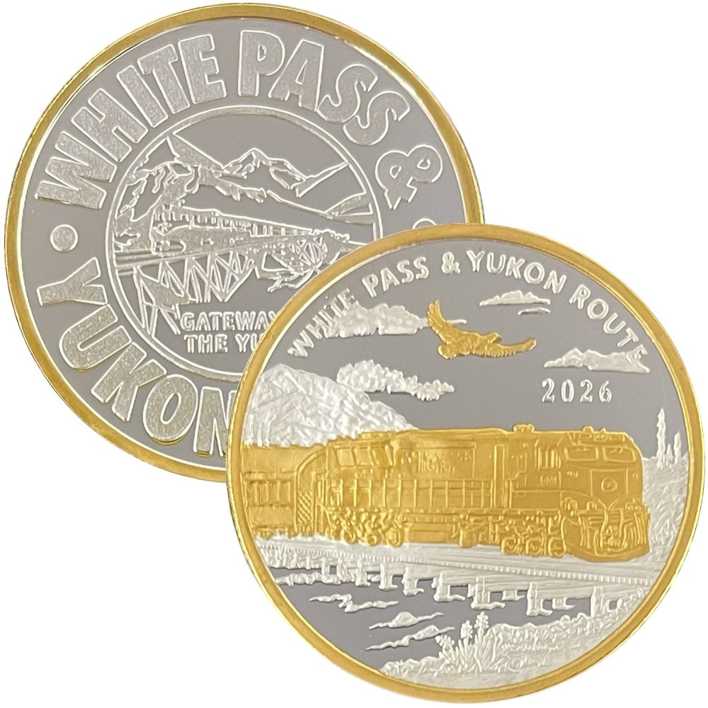 2026 Official White Pass & Yukon Route Medallion - Image 2