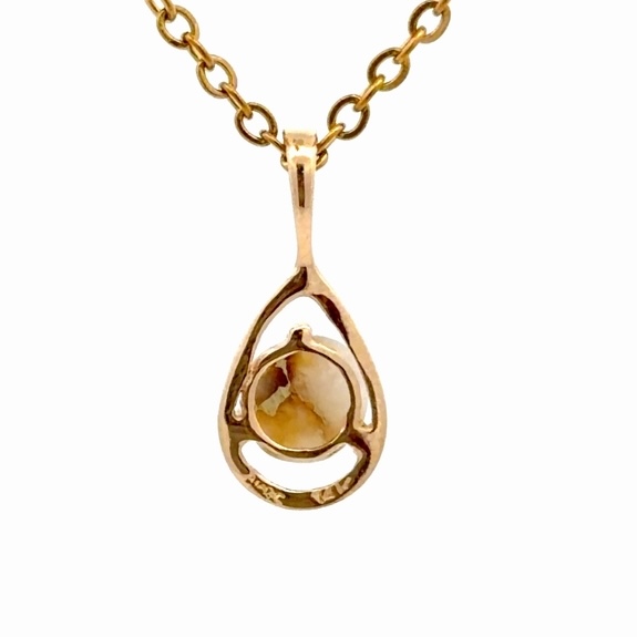 Small Teardrop Quartz Pendant PN898Q - Image 3